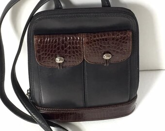 Vintage Brighton Black & Brown Vintage Handbag