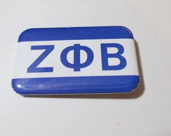 Pins -- "Zeta Phi Beta" Flag Pin