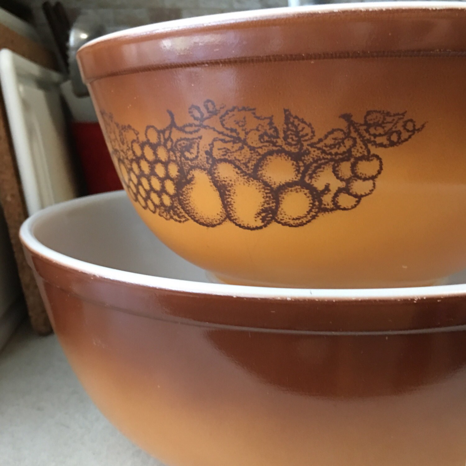 Pyrex old orchard mixing bowls; 403, 404 from thewillisline on Etsy ... Pyrex old orchard mixing bowls; 403, 404 from thewillisline on Etsy ...