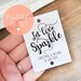 Printable Sparkler Tags, Let Love Sparkle Tags, DIY Sparkler Wedding Tags, Digital Favor Tags