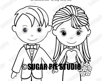 Printable Personalized Wedding coloring activity book Favor Printable Personalized Wedding coloring activity book Favor