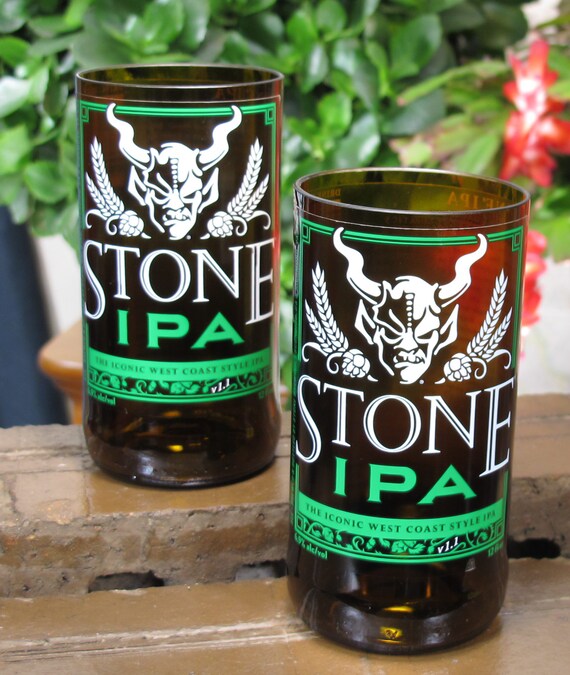 cool beer gifts stone iconic IPA beer glasses cool glass gift