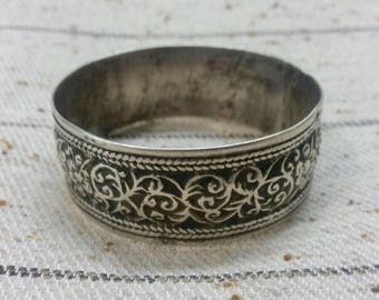 Old Moroccan Silver Berber Bracelet