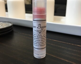 All Natural Lip Balm - Hibiscus
