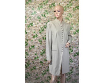 Vintage Mark women coat blazer beige