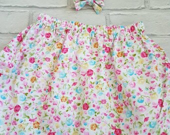 Small floral skirt cotton