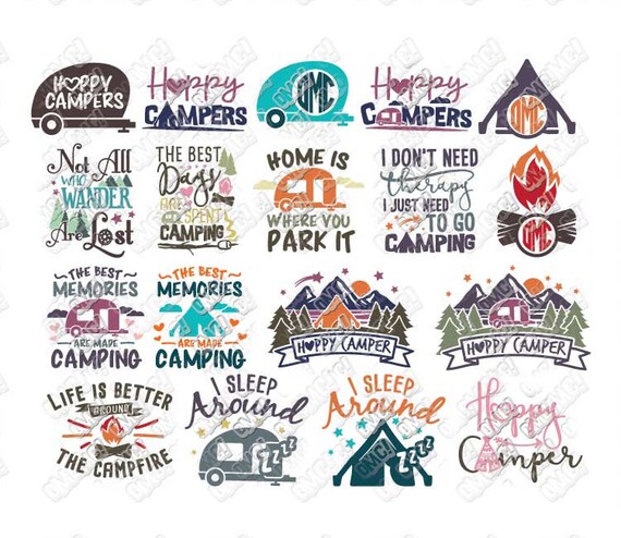 Free Free Camping Monogram Svg 680 SVG PNG EPS DXF File