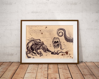 Medium - Shoggoth - Lovecraft Art Print