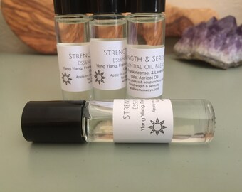 Aromatherapy Roll-On, Strength & Serenity, with Frankincense