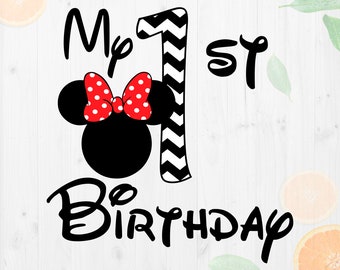 Download Minnie birthday svg | Etsy
