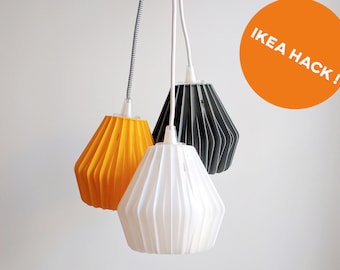Design 3D printed pendant light / Lampshade / Hangout Lighting IKEA HACK
