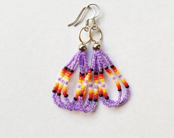 Lavender Dangle Earrings