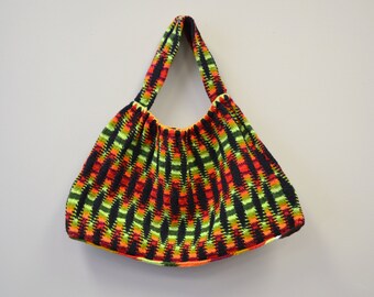 Vintage Knitted Hobo Bag