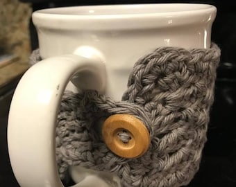 Mug with Crocheted Cozy