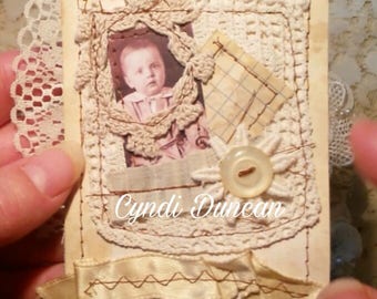 Vintage Boy ATC ACEO Art Tag