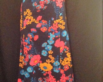 1970s Vintage Maxi Dress / 70s Floral Maxi Dress