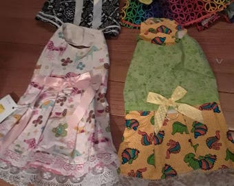 4 dresses only 1 of each left 4 for 25 dollars made and ready to ship size x small
