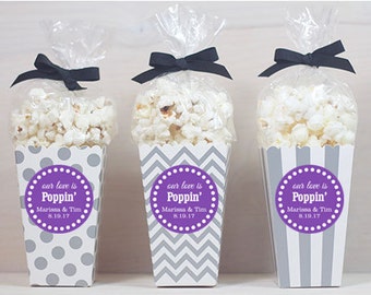 12 Custom Popcorn Box Favors Baby Shower Favors