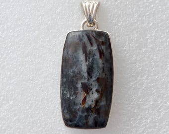 Rare Astrophyllite Crystal Gemstone Pendant, Natural Crystal Pendant, Astrophyllite Pendant, Astrophyllite Necklace, Triclinic Mineral