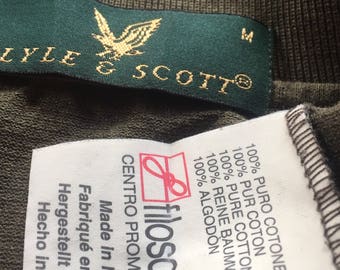 On Sale Buttondown Lyle&scott Longsleeve Olive Green Made In Italy