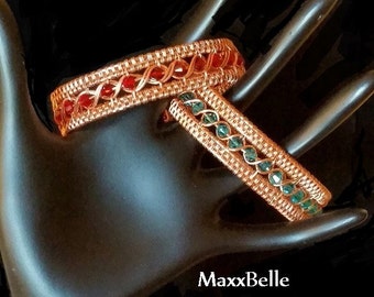 TUTORIAL - Egyptian Wire Weave Bracelet