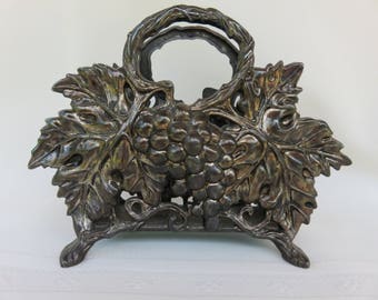 Godinger Silver Plate Napkin Letter Holder