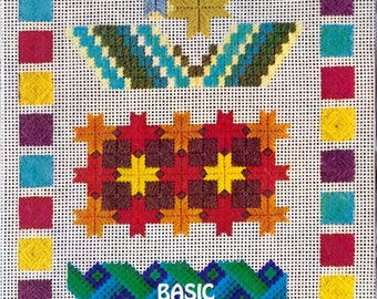 Basic Needlery Stitches on Mesh Fabrics by Mary Ann Beinecke, Nantucket School of Needlery, 60 pages, Instructions, Photos, Soft Cover Book