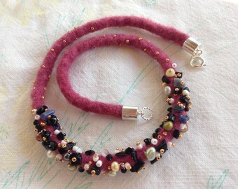 Felted Necklace
