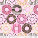 Doughnut Love Light Pink by Maude Asbury - The Lolly Collection - Donuts - Blend Fabrics - One Yard Quilting Fabric