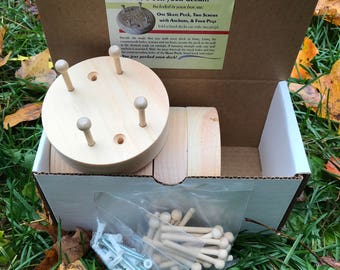 6 Skate Pucks. Skateboard hangers, Skateboard Wall Mount, Hang a skateboard deck at ANY angle and 100% American Made