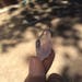 Brandberg amethyst point w/ moving enhydro (gas bubble) Crystal Quartz (#36)