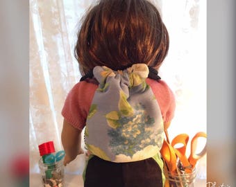 American Girl (18 inch doll) size Drawstring Backpack