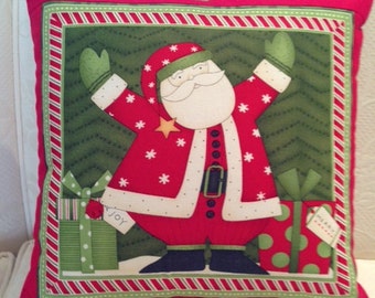 Holiday Red Santa Pillow Cover