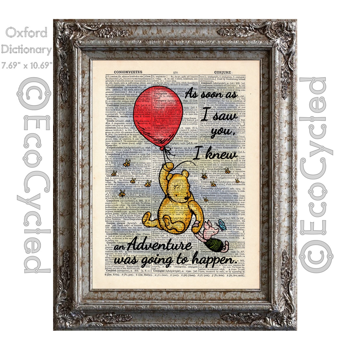 Winnie the Pooh Piglet and the Red Balloon Quote adventure