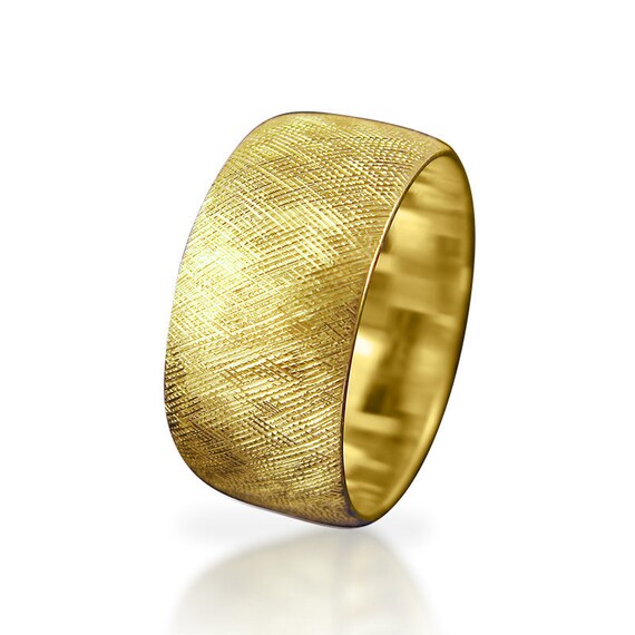 wedding ring yellow gold wedding ring wide wedding band womens wedding ring rustic wedding ring her wedding ring wide gold ring 14k - Gold Wedding Rings For Her wedding ring yellow gold wedding ring wide wedding band womens wedding ring rustic wedding ring her wedding ring wide gold ring 14k - Gold Wedding Rings For Her