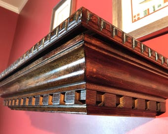 Secret Compartment, Floating Shelf, Shelf for Wall, Furniture, Rustic Shelf, Wood Shelf, Concealed Shelf, valentines Gift, Gift for Dad
