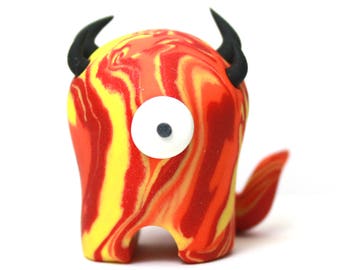 Oberth the Timid Monster - OOAK