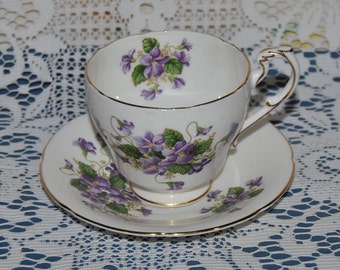 Beautiful Vintage, Paragon "Valentine", Fine Bone China Teacup And Saucer
