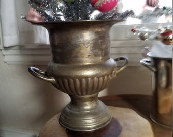 Vintage Silverplated Urn / Ice Bucket / Champagne Bucket / Vase / FREE SHIPPING