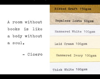 Real Typewriter – Cicero Inspirational Quotes Part 1