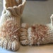 ON HOLD - Monster or Hobbit Inspired Crochet Slipper Socks