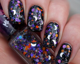 Re-Stock: Hocus Pocus~Halloween 2015 Trio Indie Nail Polish Glitterbomb 10ML