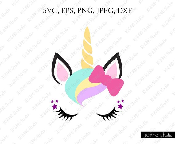Unicorn SVG Unicorn head Svg Unicorn Clip Art Unicorn Face
