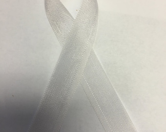 WHITE Seam Binding 2.0 Ribbon - New Version of Hug Snug - 1/2" x 100 Yards