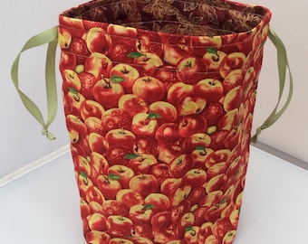 Apples - drawstring projectbag