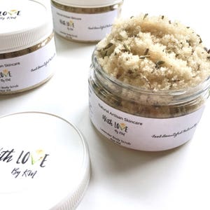 Lavender Sugar Scrub Organic Sugar Scrub Vegan Body Scrub Organic Sugar Scrub Lavender Body Scrub Mothers Day Gift