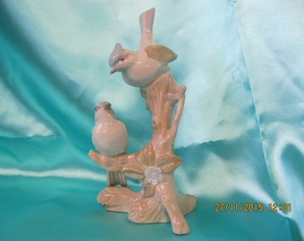 Vintage titmouse ceramic bird figurine used