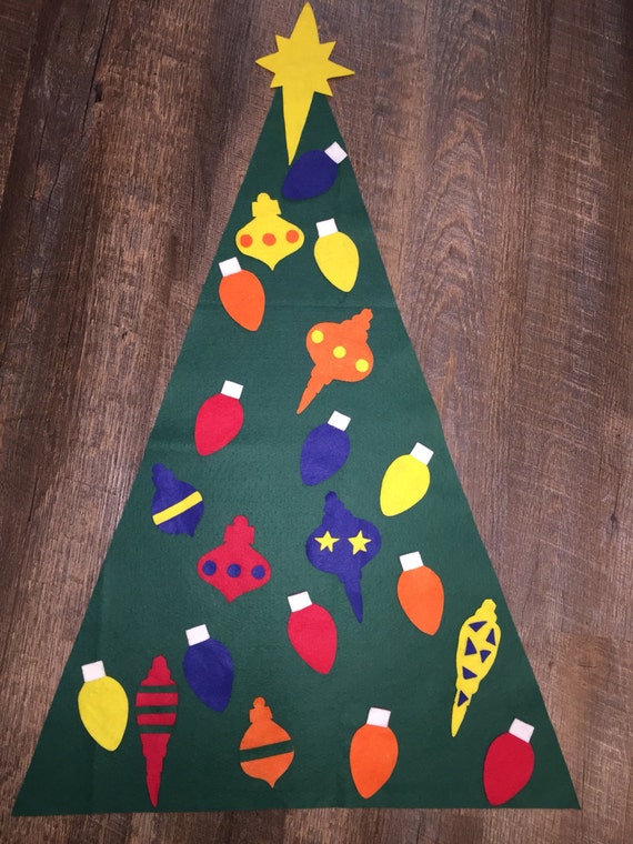 Toddler Felt Wall Christmas Tree
