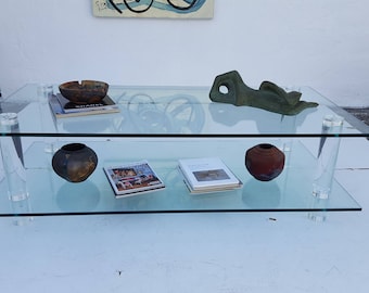 Vintage Two Tier Rectangular Coffee Table .