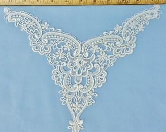 Venise lace Ivory yoke